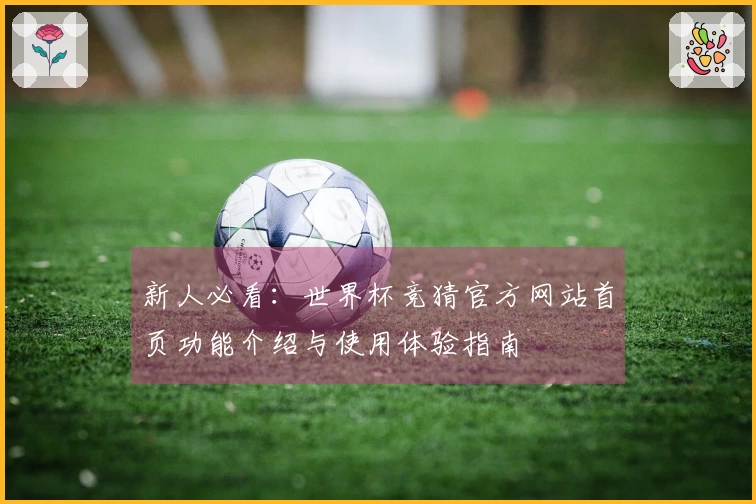 新人必看：世界杯竞猜官方网站首页功能介绍与使用体验指南